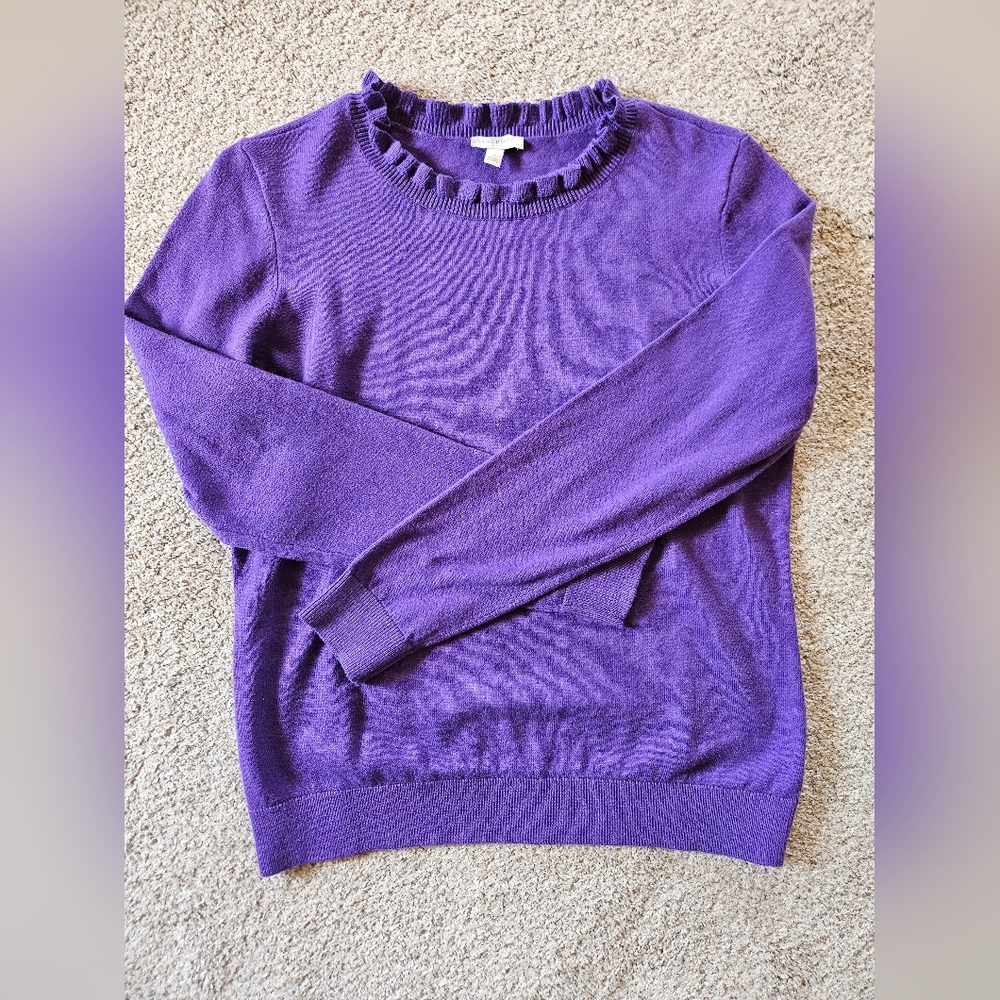 Talbots Purple Sweater